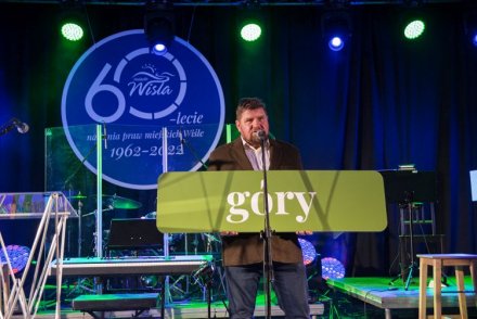 Koncert Noworoczny Miasta Wisła - Krzysztof Rudziński prezentuje słowo "góry"